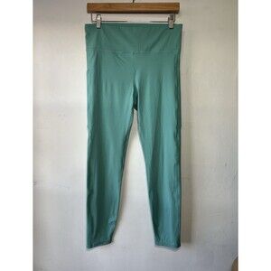 Vuori Daily Legging Women’s Small Green High Rise Ankle Yoga Leggings Pockets